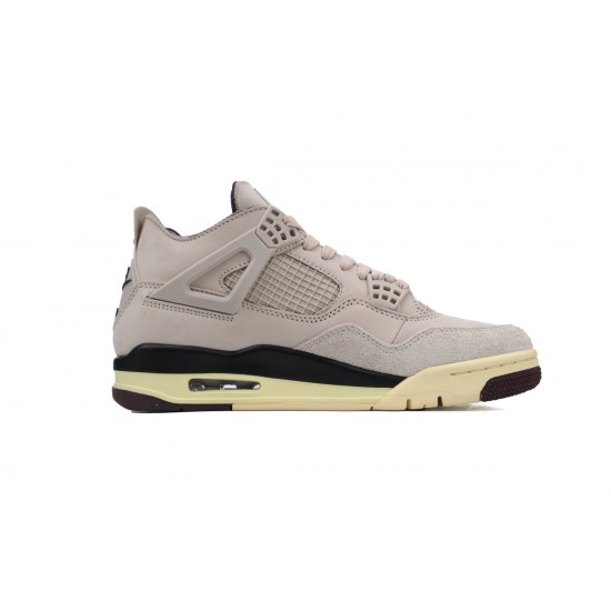 A Ma Maniére x Air Jordan 4 Retro Fossil Stone FZ4810-200 Mens Shoes