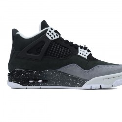 Air Jordan 4 Fear Black Grey Mens Shoes FQ8138-002