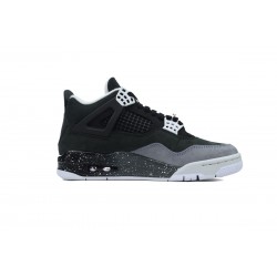 Air Jordan 4 Fear Black Grey Mens Shoes FQ8138-002