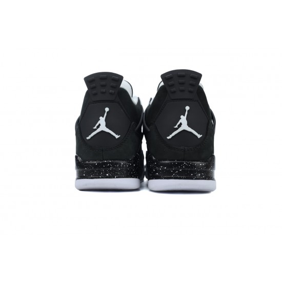 Air Jordan 4 Fear Black Grey Mens Shoes FQ8138-002