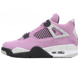 Air Jordan 4 Orchid Pink Black Women Mens Shoes AQ9129-501