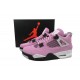 Air Jordan 4 Orchid Pink Black Women Mens Shoes AQ9129-501