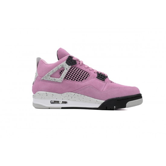 Air Jordan 4 Orchid Pink Black Women Mens Shoes AQ9129-501