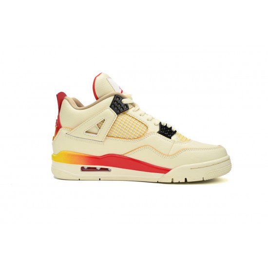 Click To Buy  J Balvin x Air Jordan 4 White Blue Red FN0344-901 Mens AJ4 Shoes Online Sale