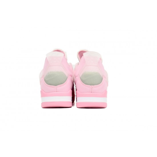 OFF White x Air Jordan 4 Pink Co Branding CV9388-105 Women/Men AJ4 Shoes