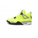 Tagz x Air jordan 4 Plush Fluorescent Yellow DV6773-700 Green Mens AJ4 Shoes