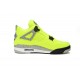 Tagz x Air jordan 4 Plush Fluorescent Yellow DV6773-700 Green Mens AJ4 Shoes