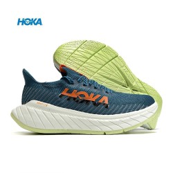 Hoka Carbon X3 Deep Blue Black LtGreen Women Men Sport Shoes